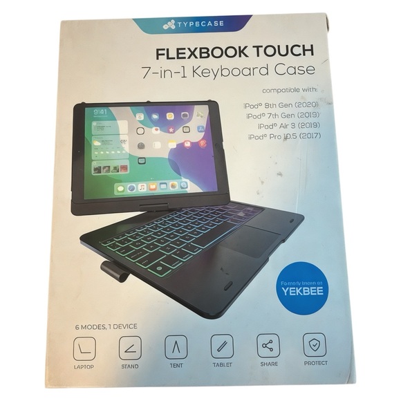 TYPECASE Flexbook 7-in1 Keyboard Case - Picture 1 of 6